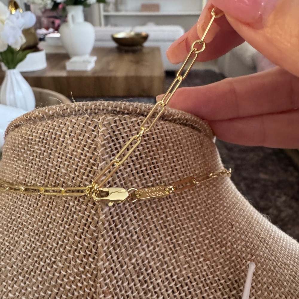 Melinda  Maria Not Your basic Samantha Pink Graduated Necklace - Picture 4 of 4